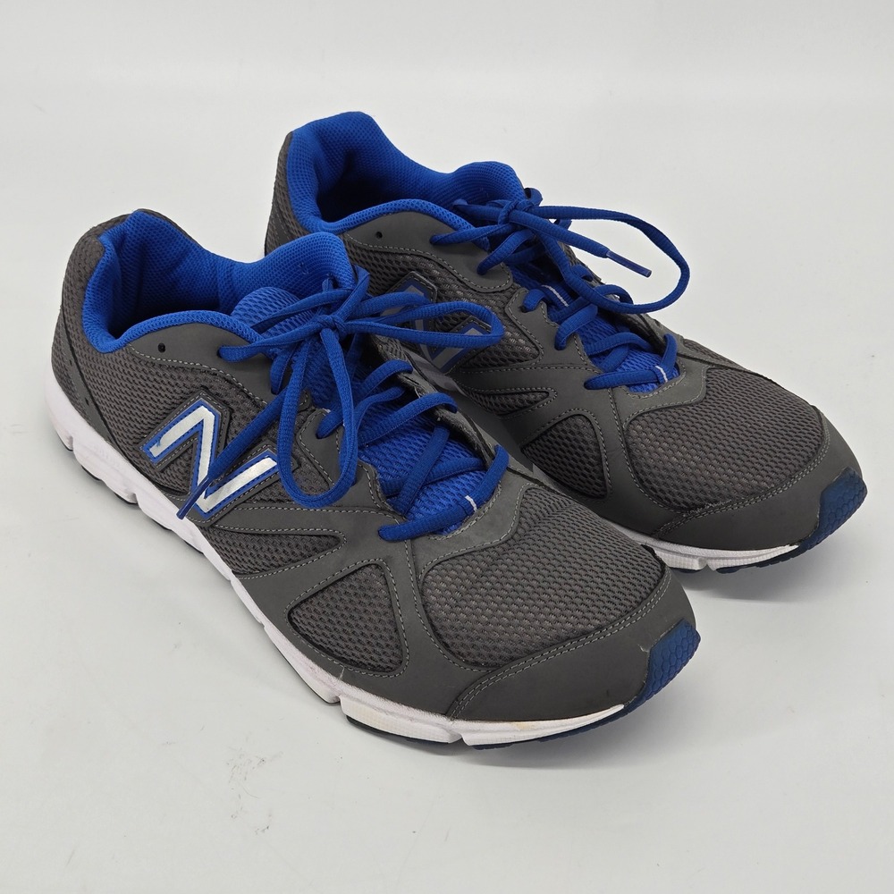 New Balance 635 Grey Blue Cushion Running Walking Shoes‎ Men's Size 13 M635SB1